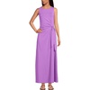 image:imageLands End Womens Cotton Modal Sleeveless Tie Waist Maxi DressSoft Orchid