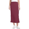 image:imageLands End Womens Cotton Pointelle Sweater Maxi Skirt  Set BottomBurgundy Spritz