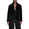image:imageLands End Womens Faux Fur JacketBlack