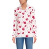 Ivory/Red Tossed Floral