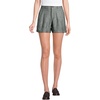 image:imageLands End Womens High Rise Pleated Aline 5 Linen ShortsForest Moss Linen
