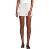 image:imageLands End Womens High Rise Pleated Aline 5 Linen ShortsWhite