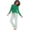 Ivory/Clover Simple Stripe