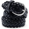 image:imageLands End Womens Leather Braided BeltBlack