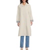image:imageLands End Womens Mac CoatOatmealPlaid