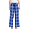 image:imageLands End Womens Print Flannel Pajama PantsClear Blue SkyLapis Plaid