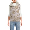 image:imageLands End Womens Sherpa Fleece Reversible Mixed Media VestIvoryIvory Rose