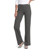 image:imageLands End Womens Straight Leg Knit PantsCharcoal Heather