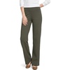 image:imageLands End Womens Straight Leg Knit PantsForest Moss