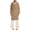 image:imageLands End Womens Teddy Collared CoatTaupe Tan