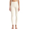 image:imageLands End Womens Thermaskin Lightweight Baselayer Legging  Full Length Thermal Pant with HeatGenerating FabricIvory