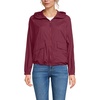image:imageLands End Womens UPF Packable Hooded Windbreaker JacketBurgundy Spritz