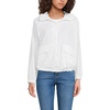 image:imageLands End Womens UPF Packable Hooded Windbreaker JacketWhite