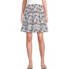image:imageLands End Womens Voile Ladder Trim Mini SkirtSoft Ice Blue Leaves