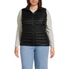 image:imageLands End Womens Wanderweight Packable Ultralight Down VestBlack