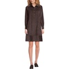 image:imageLands End Womens Wide Wale Cord Popover Long Sleeve Shirt DressRich Coffee