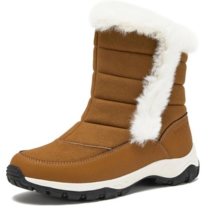 image:imageLands End Expedition Waterproof Insulated Womens Snow Boots Lace Up or Slip On Winter Boots for Women Medium or Wide Width Sizes 6 to 11 Black Brown Blue White or Grey Winter ShoesTan