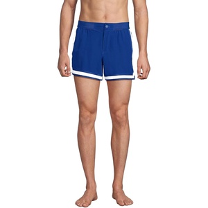 image:imageLands End Mens 5 Quick Dry Striped Pull on Board ShortBrilliant Cobalt
