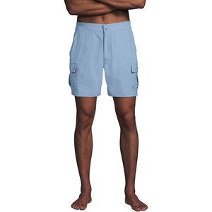 image:imageLands End Mens 7 Quick Dry Cargo Swim ShortOasis Blue