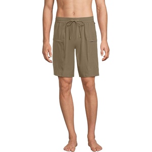 image:imageLands End Mens 9 Inch Packable Cargo Swim ShortsRich Khaki