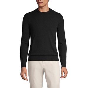 image:imageLands End Mens Fine Gauge Cashmere SweaterBlack