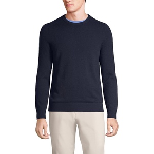 image:imageLands End Mens Fine Gauge Cashmere SweaterRadiant Navy