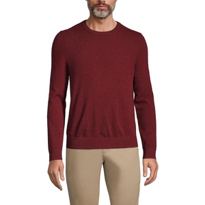 image:imageLands End Mens Fine Gauge Cashmere SweaterWine