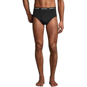 image:imageLands End Mens Knit Briefs 3 PackBlack
