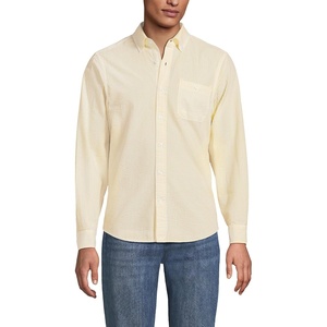 image:imageLands End Mens Long Sleeve Seersucker ShirtSweet Butter Stripes