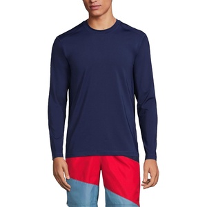 image:imageLands End Mens Long Sleeve Swim Tee Rash GuardDeep Sea Navy