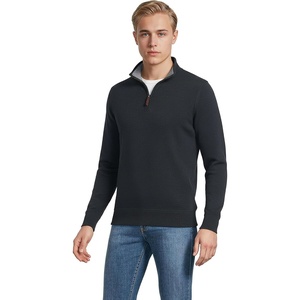 image:imageLands End Mens Quarter Zip Pullover SweaterDark Charcoal Heather