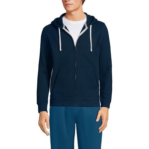 image:imageLands End Mens Serious Sweats Full Zip HoodieRadiant Navy