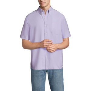 image:imageLands End Mens Short Sleeve Sail Rigger ShirtPale Deep Lilac