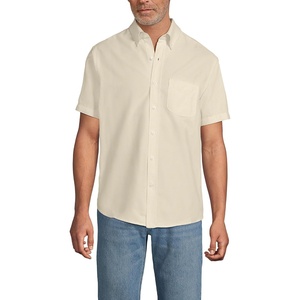 image:imageLands End Mens Short Sleeve Sail Rigger ShirtPale Sweet Butter
