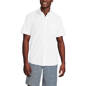 image:imageLands End Mens Short Sleeve Sail Rigger ShirtWhite