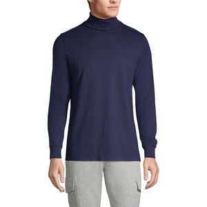 image:imageLands End Mens SuperT Cotton TurtleneckRadiant Navy