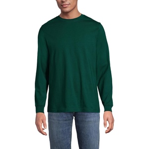 image:imageLands End Mens SuperT Long Sleeve TShirtPine Valley