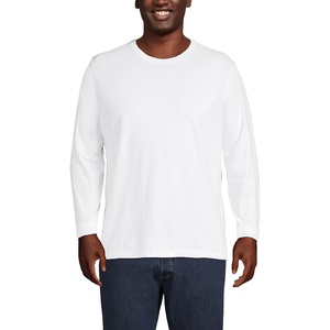 image:imageLands End Mens SuperT Long Sleeve TShirtWhite