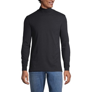 image:imageLands End Mens SuperT Mock TurtleneckBlack