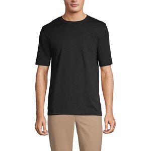 image:imageLands End Mens SuperT Short Sleeve TShirt with PocketBlack