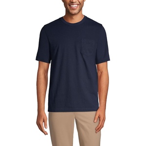 image:imageLands End Mens SuperT Short Sleeve TShirt with PocketRadiant Navy