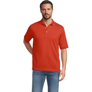 image:imageLands End Mens Supima Cotton Polo ShirtBourbon