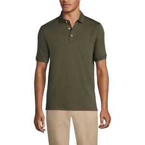 image:imageLands End Mens Supima Cotton Polo ShirtForest Moss