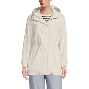 image:imageLands End Squall Packable Waterproof RaincoatIvory Latte