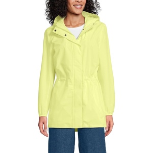 image:imageLands End Squall Packable Waterproof RaincoatSoft Limoncello Yellow