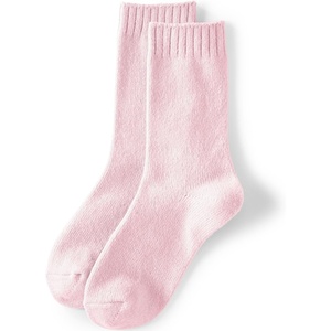 image:imageLands End Womens CashTouch Crew SocksPink Moonstone