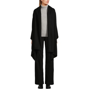image:imageLands End Womens CashTouch Shawl WrapBlack