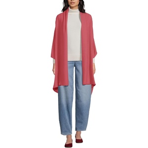 image:imageLands End Womens CashTouch Shawl WrapSoft Mojave Rose