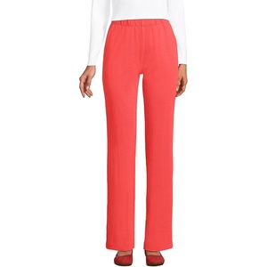 image:imageLands End Womens Cotton Knit Pull On PantsSahara Desert