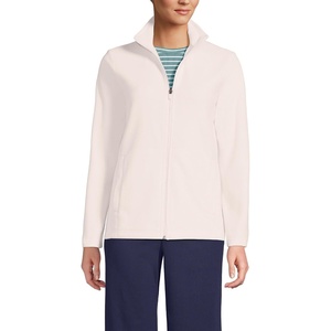 image:imageLands End Womens Fleece Full Zip JacketIvory Latte
